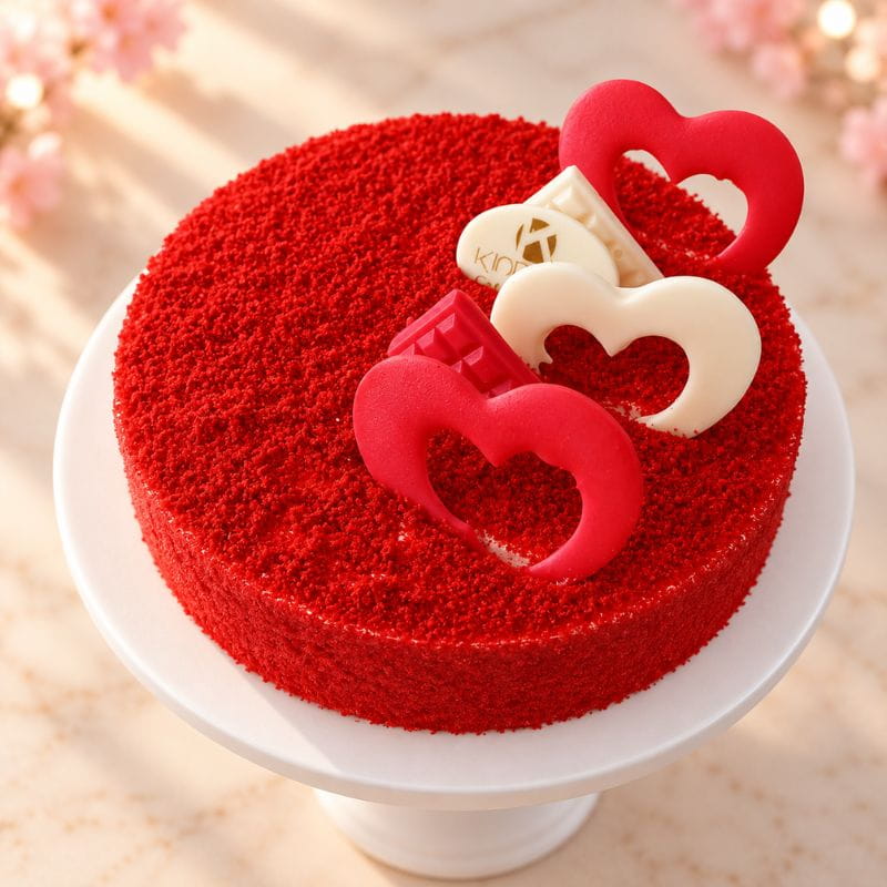 Red velvet cake (1) Classic Red Velvet Cake - Image 1